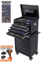 Custom Series Tool Kit - 424pc - NZ BLK/BLK Metric/SAE (FOAMED)